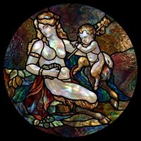 Faun Mother and Child