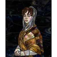 Woman with Veiled Headpiece