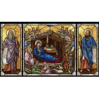 Nativity Triptych with Prophets