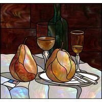Still Life with Pears and Wine