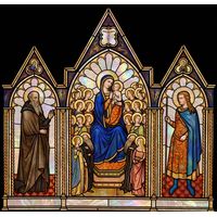 Madonna and Child Among Saints Triptych