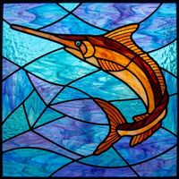 Swordfish in Amber and Azure