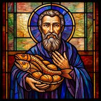 Apostle with Loaves and Fish
