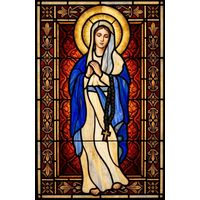 Blessed Mother Mary with Rosary