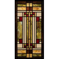 Prairie School Grid in Earth Tones