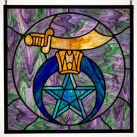 Shriner Emblem with Scimitar and Crescent