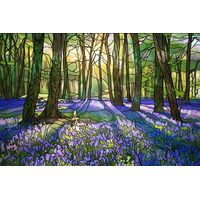 Bluebell Forest at Sunrise