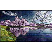 Cherry Blossom Reflections on the Lake