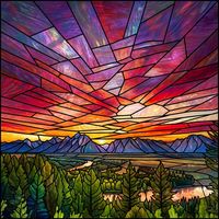 Mountain Sunset Vista