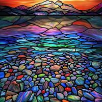 Gemstone Lake at Mountain Base