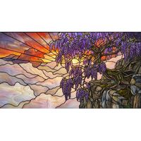 Wisteria Cliffside at Sunset