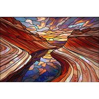 Sunset over Red Rock Canyon