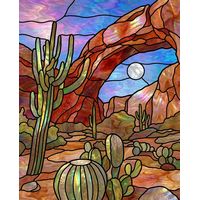 Desert Arch at Moonlight