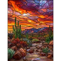 Desert Sunset at Twilight