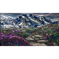 Mountain Trail with Wildflowers