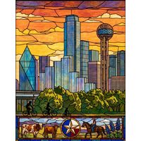 Dallas Skyline and Texas Heritage