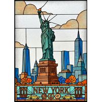 Statue of Liberty New York City Skyline