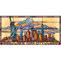 Statue of Liberty and Manhattan Skyline