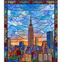 New York City Skyline at Sunset