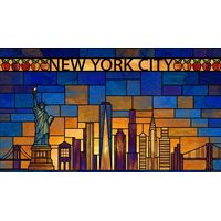 New York City Skyline with Statue of Liberty