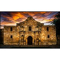 The Alamo at Sunset
