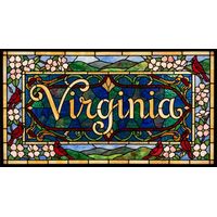 Virginia State Pride with Dogwood and Cardinals