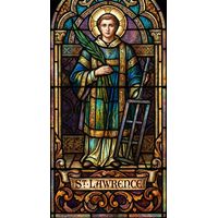 Saint Lawrence with Palm and Gridiron