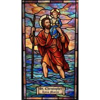 Saint Christopher Carrying the Christ Child