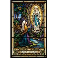 St. Bernadette and the Apparition at Lourdes