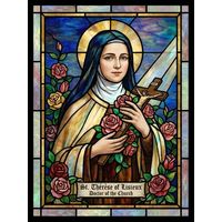 St. Therese of Lisieux with Roses