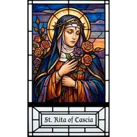 St. Rita of Cascia with Roses