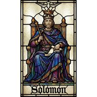 King Solomon in Royal Robes