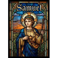 Young Samuel with Oil Lamp