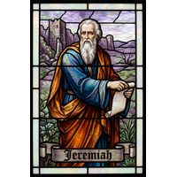Prophet Jeremiah with Scroll