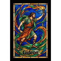 Gideon with Torch and Trumpet