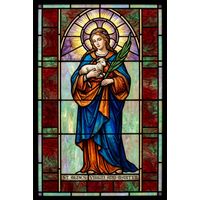 Saint Agnes with Lamb and Palm