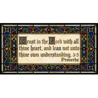 Proverbs 3:5 Scripture Calligraphy