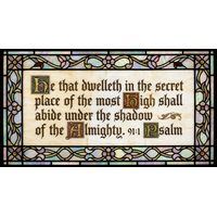 Psalm 91:1 Illuminated Script