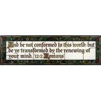 Romans 12:2 Scripture Calligraphy