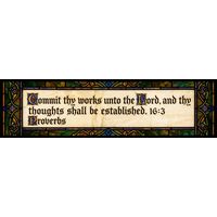 Proverbs 16:3 Scriptural Motto