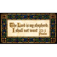 Psalm 23:1 Scripture Calligraphy
