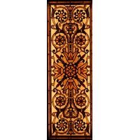 Amber and Crimson Victorian Flourish