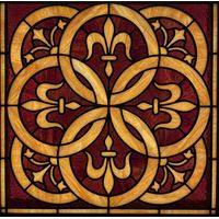 Fleur-de-Lis Interlocking Circles