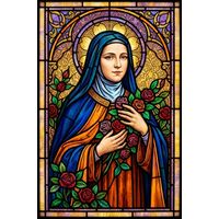 St. Therese of Lisieux with Roses