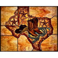 Lone Star State Cowboy Boots and Hat