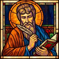 Saint Luke the Evangelist Writing