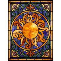 Radiant Golden Sun Medallion