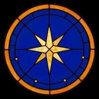 North Star Compass Medallion