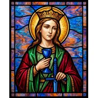 Saint Catherine with Crown and Chalice