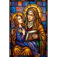Saint Anne Teaching the Virgin Mary